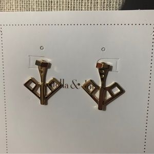 Mondrian Ear Jacket Earrings